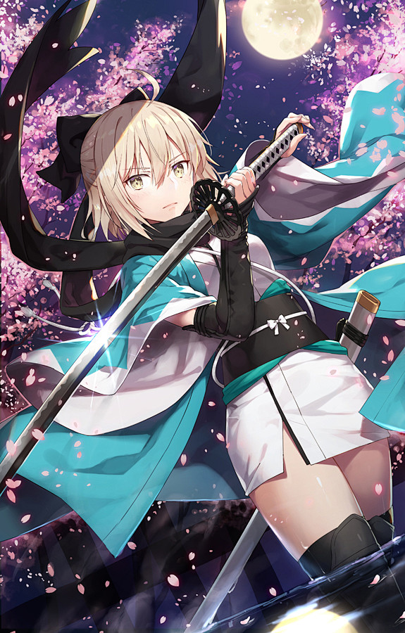 Fate/Grand Order 樱Saber 冲田总司 P站:我美蘭@とらメロン委託中！