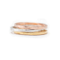 纽约Kristine Lily波普糖果 超细叠戴三色纯银镀金戒指 现货/预订-淘宝网