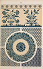 中国传统古风中式古典民族风花纹纹样图案设计素材-淘宝网