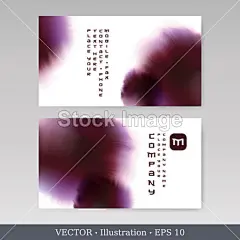 名片模板与水彩的背景。矢量插画#名片设计##名片##business card##商务名片##设计素材##矢量图##EPS##礼品卡# #横幅名片# #卡片设计# #会员卡设计素材# #设计感# #公司名片# #创意名片#