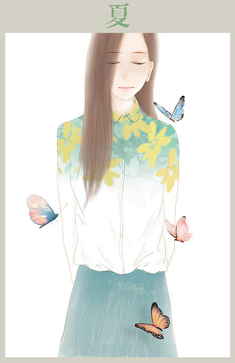 lost7  的插画 时光