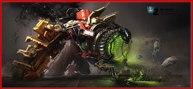 变形金刚2概念设定大力神