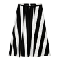 FENG88 优雅 黑白条纹 蝴蝶结中长裙 q335 原创 设计 新款 2013