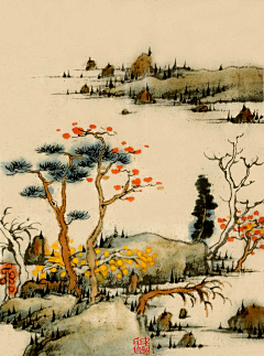 Bluebluebottle采集到老树画画