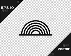 云,彩虹,分离着色,银色,图标,华丽的,天气,春天,光谱色,弯曲