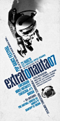 "Extratonauta 2007. Extratonauta festival (festival pop music) design by perrroraro"