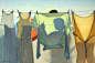 TODAY: Laundry line | art illustris