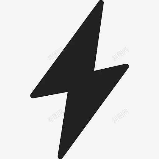 闪电网站天气图标 雷电 icon 标识 标志 UI图标 设计图片 免费下载 页面网页 平面电商 创意素材-花瓣网