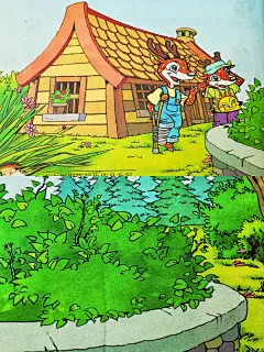 小时候总是会盯着课本的插画，发好久的呆 - 小红书