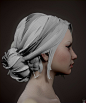 Real time hair 02, Georgian Avasilcutei : I've made a new hair style for my character using the same technique I've used in my tutorial <a class="text-meta meta-link" rel="nofollow" href="https://gum.co/yXlMP" title="