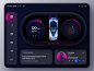 Car Dashboard Concept for BMW dashboard ui car dashboard wstyle design