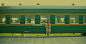 记忆的绿皮火车 人像 人像 绿色 情绪 复古 火车 “寻色之旅”主题摄影大赛