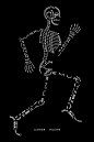 Skele Typogram by Aaron Kuehn