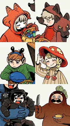 迷宫饭表情包头像（最后彩头） - 小红书