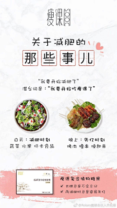 旧巷·安年采集到代餐减肥类海报