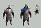 Armor sets#1, Mikhail Rakhmatullin : Some armor sets I made for "Catacomb hero" mobile game a year and half ago