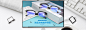 防蓝光电脑护目镜 - Banner设计欣赏网站 – 横幅广告促销电商海报专题页面淘宝钻展素材轮播图片下载
