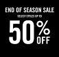 Select styles up to 50% off