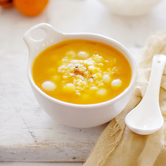 南瓜酒酿小圆子的做法