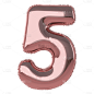 亮面气球数字装饰C4D-5