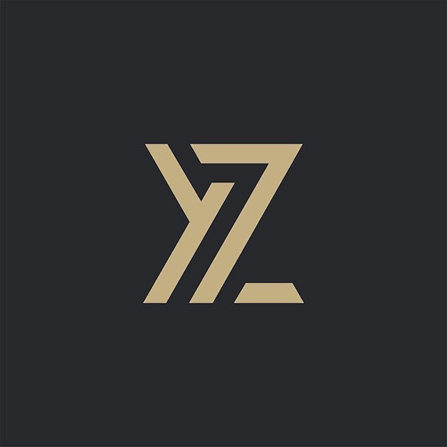 字母yz标志logo矢量图设计素材