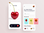 AR Fruits Application Design modern recognition luxury ar application design artificial intelligence app augmentedreality minimal mobile design ui food application design ar application design ar fruits application design