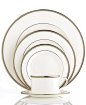 kate spade new york "Sonora Knot" Dinnerware Collection - Fine China - Dining & Entertaining - Macy's Bridal and Wedding Registry