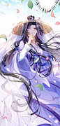 女侠 仰视 紫