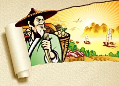 手绘农民创意绿色食品宣传海报背景高清素材 中国味道 健康味 健康生活 农产品 创意海报 手绘农民 收获 海报宣传背景 温暖 珍惜粮食 绿色食品 背景 设计图片 免费下载 页面网页 平面电商 创意素材
