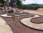 Sunny Patch Daycare in Valley Springs, CA. Home made race track.