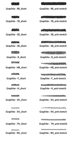 ai笔刷素材插画画笔铅笔素描水彩油漆马克笔勾线噪点矢量笔刷371-淘宝网