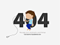 CSS3 Animated 404 error page #采集大赛#