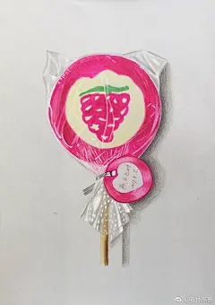 彩铅 手绘 美食 插画