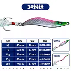 路亚饵远投S形蛇形亮片铁板饵淡海水钓翘嘴鲈鱼仿生鱼鳞纹假饵-tmall.com天猫