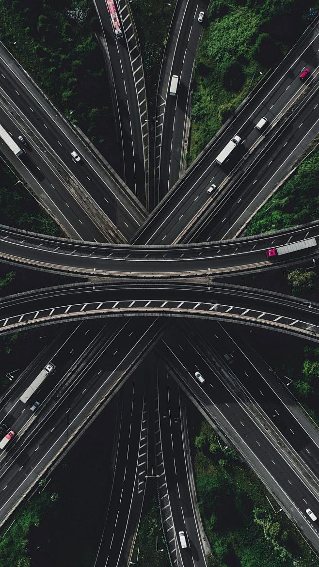 航拍公路