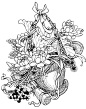 [转载]精美白描稿