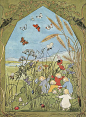 #给你颜色# 早，一组小精灵。 德国插画师 Sibylle von Olfers 作品。 ​​​​