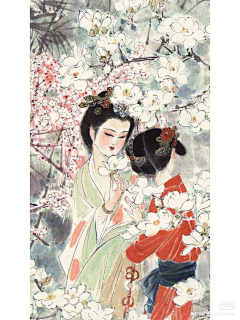占城采集到仕女图