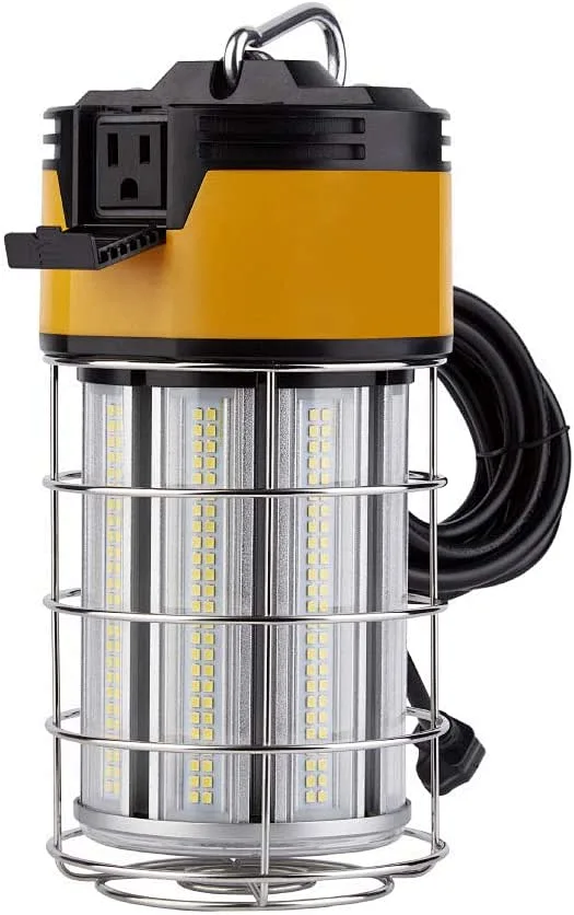 LEDMyplace LED 临时工作灯 150W，18000 流明，360 度 LED 工作灯，IP65 等级，悬挂灯带 CRI > 80 ...