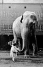 Feeding the elephant,1930