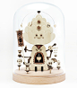 Pictoplasma Shaman : Clockwork wooden sculpture for the ‘Form Follows Empathy’ main exhibition at the 2015 Pictoplasma Festival and Conference in Berlin, Germany.
