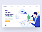 Designers :: Hero Header :: Illustration themes template freebie theme designer app website product design ui illustration illustrator character design illustration business landing page tranmautritam minimal creative web design clean ui design