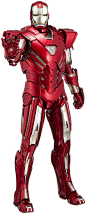 Amazon.com: [Movie Masterpiece "Iron Man 3" 1/6 Scale Action Figure Iron Man Mark 33 (Silver Centurion) (secondary shipments): Toys & Games