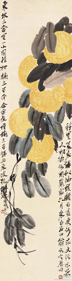 十月的叶子采集到中国画（写意）