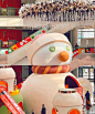 北京荟聚购物中心圣诞布置