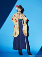 #和服##袴##二尺袖##kimono karimono#2018 袴セット 
模特是邢鹿(⊙v⊙)！（心 ​​​​