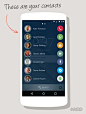   drupe – 一站式联系人管理方式[Android] : drupe 是一款一站式联系人管理方式，与传统方式先打开某一应用再选联系人不同，drupe 先选联系人，再选应用，然后跳转到应用内开始联系，支持大......