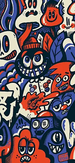 手机壁纸｜涂鸦壁纸｜个性壁纸@悟空壁纸的动态