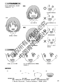 日本漫画大师讲座23——萌系美少女性格•情感表现-花瓣网|陪你做生活的设计师 | 编著，教你画出美少女萌萌哒各种有爱表情！ #萌系美少女 ...