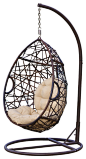 Berkley Outdoor Swinging Egg Chair contemporary-hammocks-and-swing-chairs